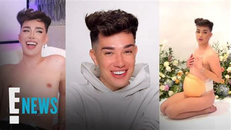 James Charles Strips Naked for a Pregnancy Photoshoot